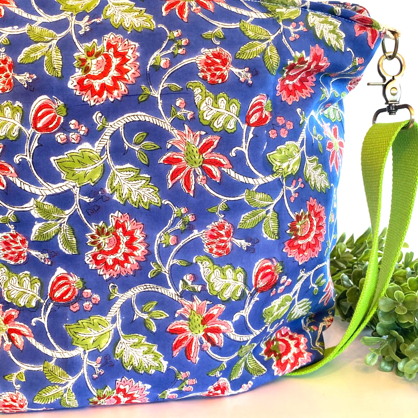 Kate in Indian Block Print