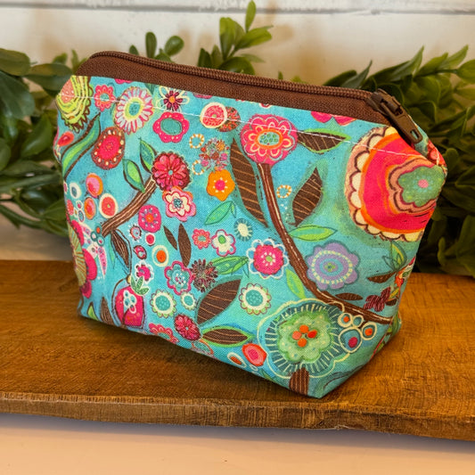 Whimsical Floral Gusseted Pouch_Mini