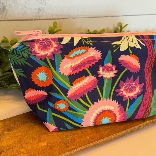 Woodland Floral  Gusseted Pouch