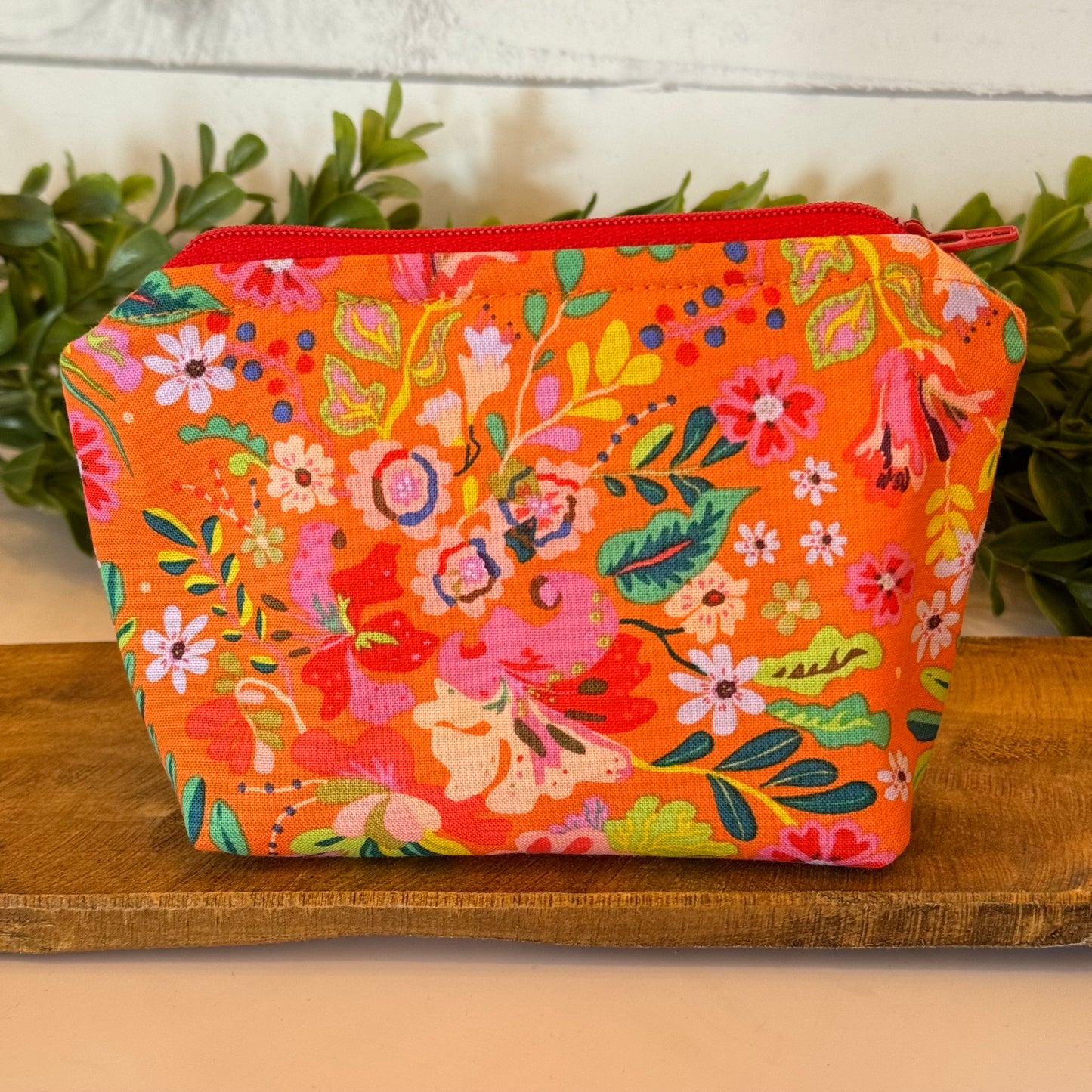 Frida Floral Gusseted Pouch_Mini